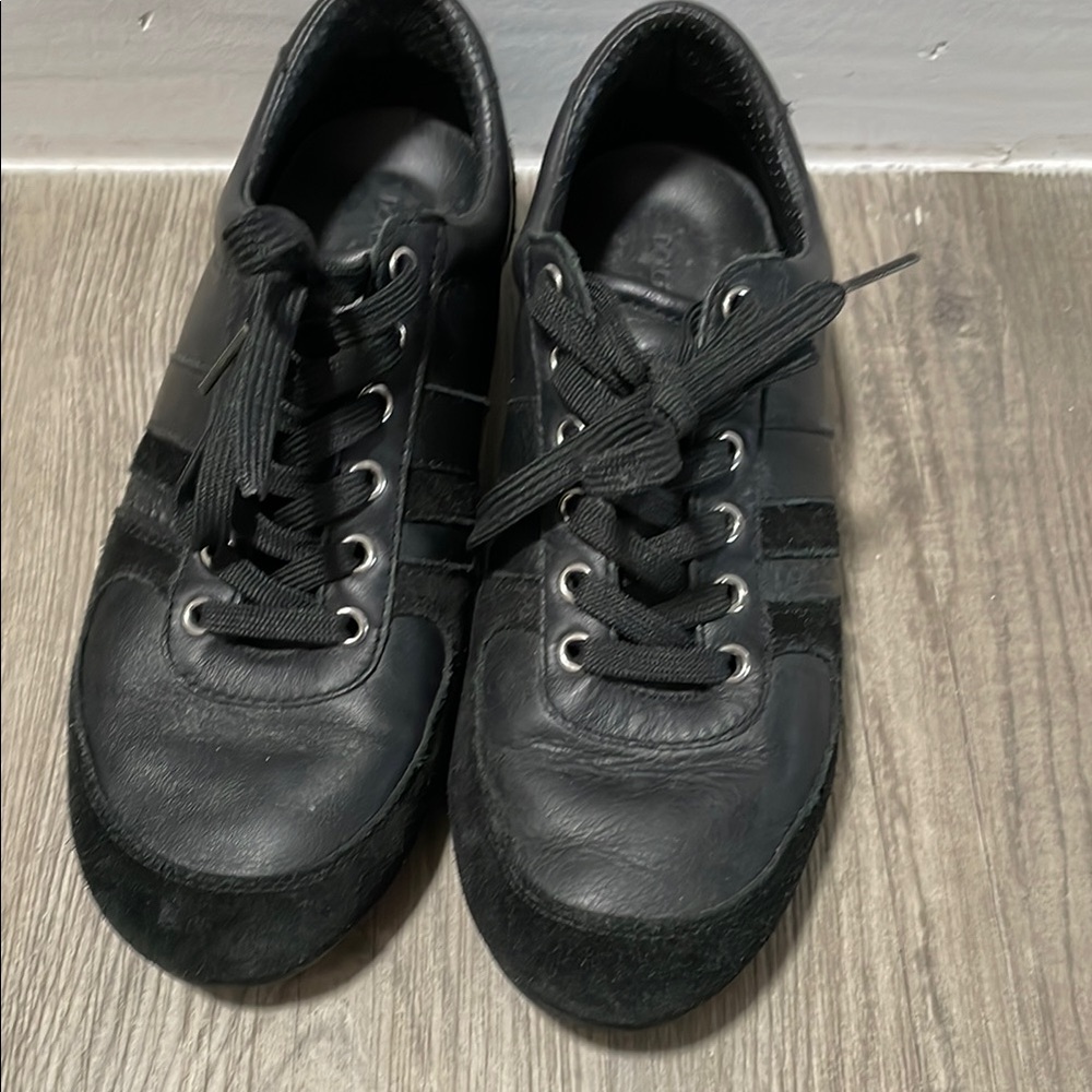 Dolce & Gabbana Men's Black Leather Sneakers